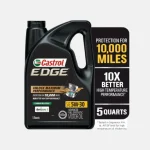 Castrol Edge 5W-30 Advanced Full Synthetic Motor Oil, 5 Quarts