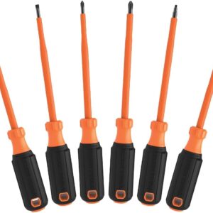 Klein Tools 85076INS Insulated Screwdriver Set features 1000V