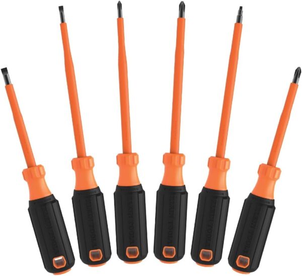 Klein Tools 85076INS Insulated Screwdriver Set features 1000V