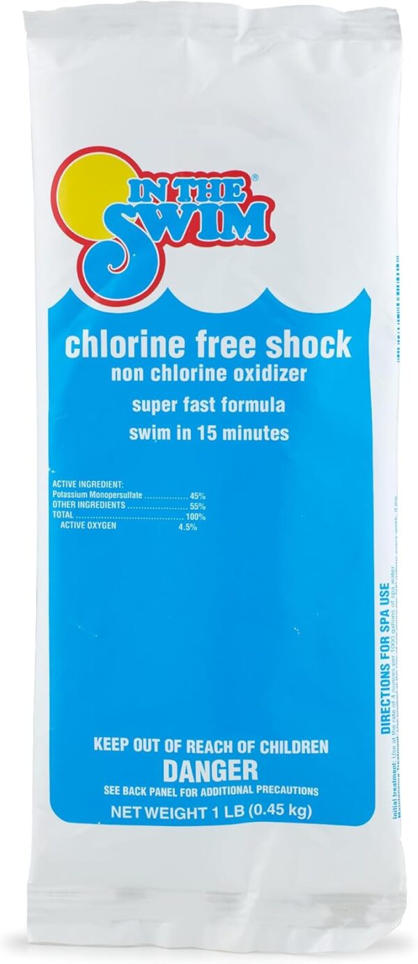 In The Swim Chlorine-Free Pool Shock – Quick Dissolving 12 x 1 Pound Bags