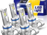 AUTOONE 9005 9006 Bulbs Combo, 6000K White Super Bright