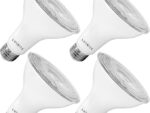 LUXRITE 4 Pack LED PAR30 Flood Light Bulb 75W Equivalent