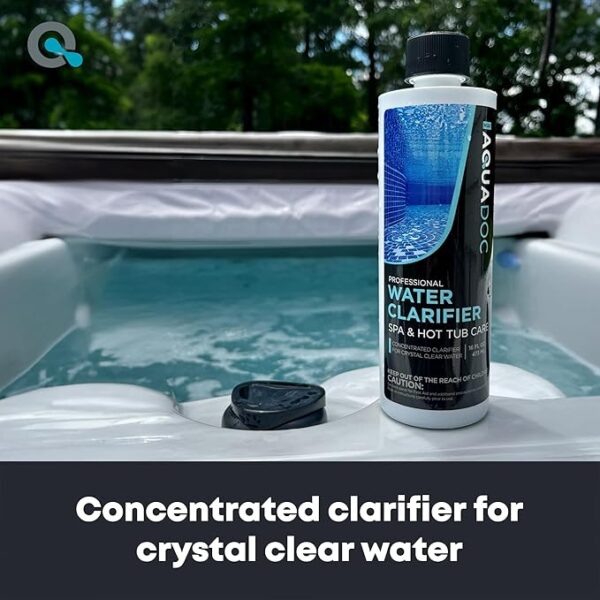 Spa Clarifier & Hot Tub Clarifier for Fast Acting  MAV AquaDoc 16oz - Image 2