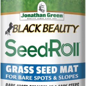 Jonathan Green (10410) Black Beauty SeedRoll Grass Seed Mat - Cool Season Lawn Seed, Fertilizer, & Mulch (50 Sq. Ft.)
