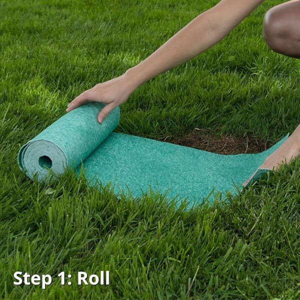 Jonathan Green (10410) Black Beauty SeedRoll Grass Seed Mat - Cool Season Lawn Seed, Fertilizer, & Mulch (50 Sq. Ft.) - Image 5