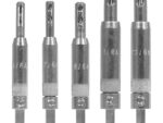 Make it Snappy Tools 5pc Self Centering Hinge Drill Bit Set, Spring Loaded. Proudly Made in the USA.
