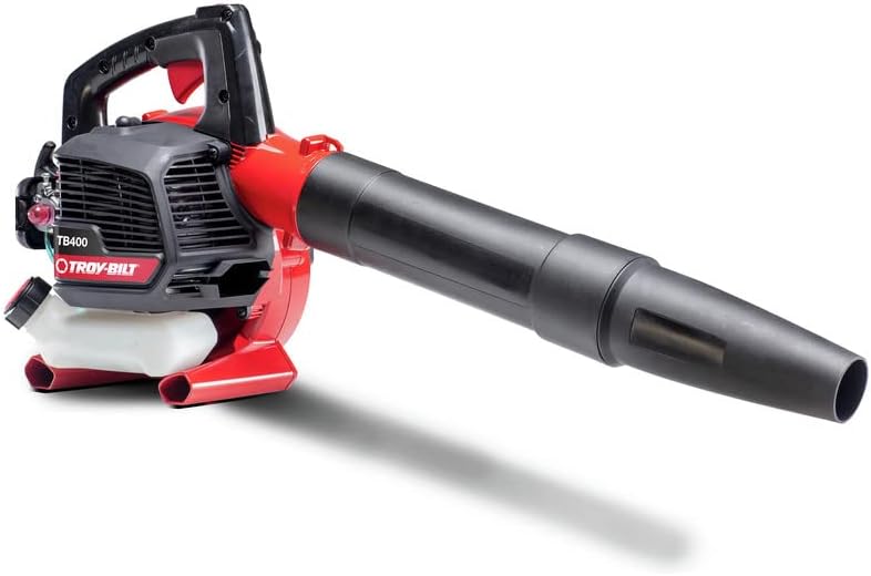 Troy-Bilt Gas Leaf Blower, 25cc, Variable Speed (TB400), Red - Image 4