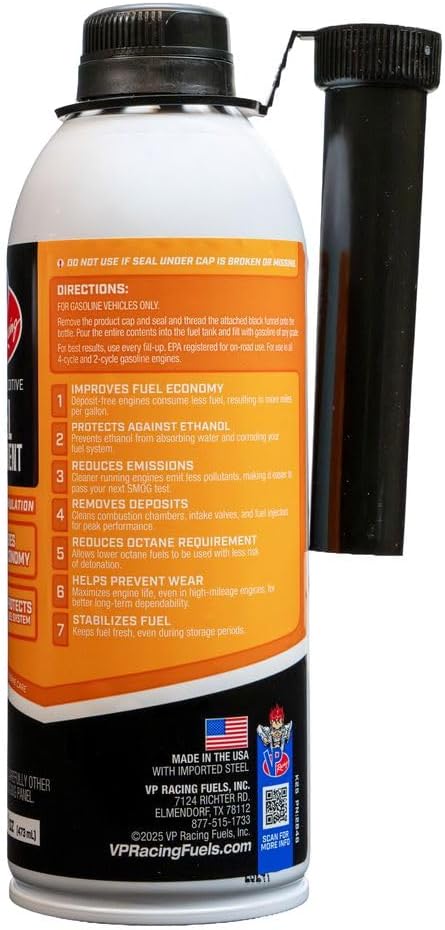 VP Racing 2848 Madditive 7-in-1 Fuel Treatment, 16 Ounce Can - Gas Additive for Cars, Trucks, SUVs, Motorcycles & Any 2-Cycle or 4-Cycle Gas Engine (1 Pack) - Image 3
