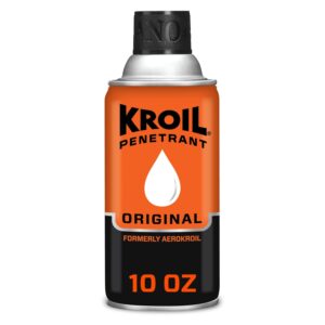 Kroil Aerokroil Penetrant - Rust Penetrating Lubricant - Corrosion Inhibitor Oil for Chains, Hinges & Stuck Metal Parts - Home & Industrial Use - Aerosol - 10 oz - 1 Pack (KS102)