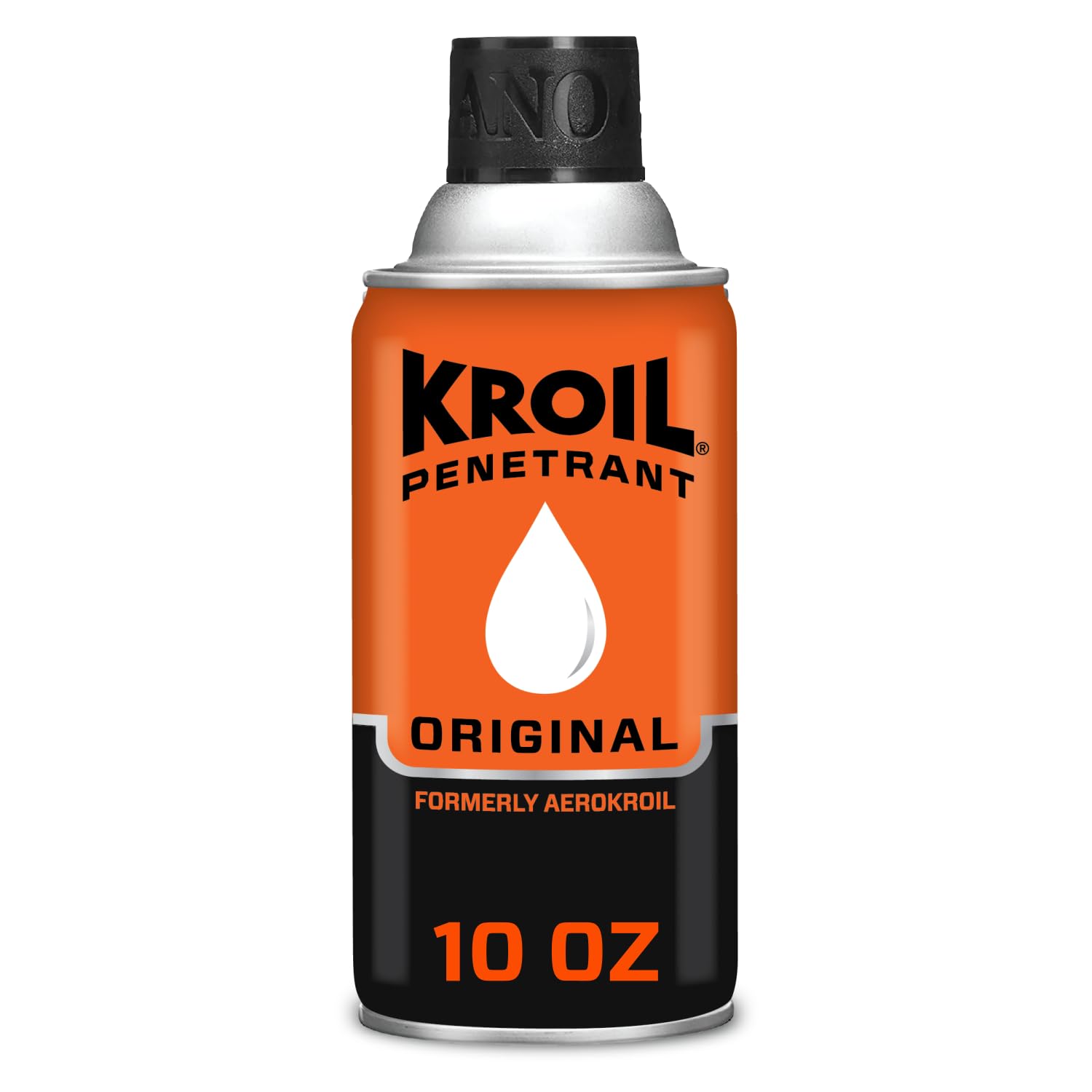 Kroil Aerokroil Penetrant - Rust Penetrating Lubricant - Corrosion Inhibitor Oil for Chains, Hinges & Stuck Metal Parts - Home & Industrial Use - Aerosol - 10 oz - 1 Pack (KS102)