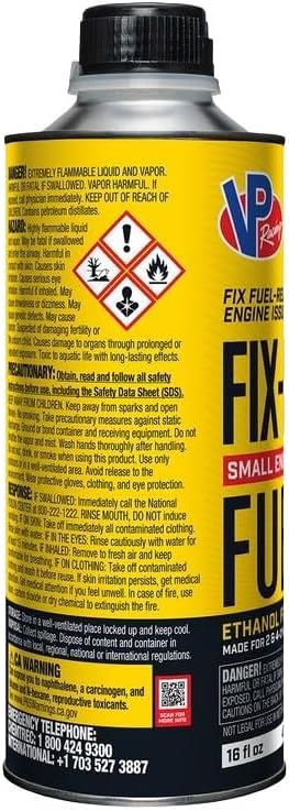 VP Racing Fuels 663516, Fix-It Fuel, Fixes Poor or Non-Running 2-Cycle and 4-Cycle Small Engines (SEF) - 16 Ounce (1 Pack) - Image 2