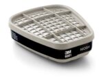 3M Safety 6001 Low-Maintenance Organic Vapor Cartridge, For 6000 and 7000 Series Air Purifying Respirator (Pack of 2)