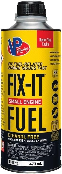 VP Racing Fuels 663516, Fix-It Fuel, Fixes Poor or Non-Running 2-Cycle and 4-Cycle Small Engines (SEF) - 16 Ounce (1 Pack)