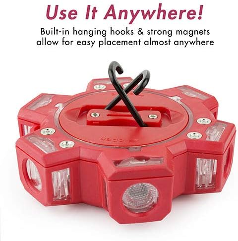 Wagan EL4340 FRED PRO Flashing Roadside Emergency Disc LED Flare 6 Flash Modes for Roadside Security, Warning Flashing with Magnet and Hook for Vehicles and Boats - Image 5