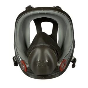 3M Safety 142-6800 Reusable Full Face Mask Respirator, Grey, Medium