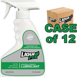 LiquiFix Industrial Lubricant 16oz CASE of 12 - Non-Toxic, Food Safe & Zero VOC
