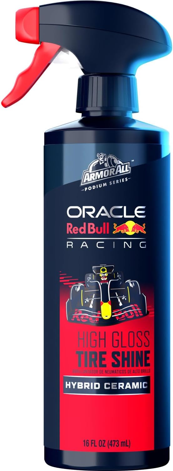 Armor All Podium Series Hybrid Ceramic High Gloss Tire Shine Spray, 16 fl oz, Long-Lasting Car Tire Shine Developed in Collaboration With Oracle Red Bull Racing - Image 3