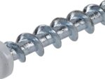 Hillman Borefast Drywall Anchors, Holds 50 Pounds in Drywall and 200 Pounds in Concrete, 1 1/2" Pan Head, White, 75-Pack, 377632