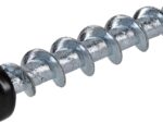 Hillman Borefast Drywall Anchors, Holds 50 Pounds in Drywall and 200 Pounds in Concrete, 1 1/2" Pan Head, Black, 75-Pack, 377631
