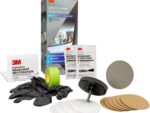3M Ultra Headlight Restoration Kit, Contains Masking Tape, Light Sanding Discs, Wax Protectant and More, Use on Plastic Lenses Headlights, Taillights and More, Easy Heavy-Duty Restoration (39195)