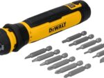 DEWALT Cordless Screwdriver, 4V USB Rechargeable Electric Screwdriver with 12 pcs Screwdriver Bit Set, LED Light, FLEXDRIVE Control, Compact, Ergonomic (DWHT66719)