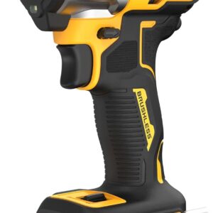 DEWALT 20V MAX XR Impact Driver, 1/4 Inch High Torque Brushless 3 Speed Premium Cordless with LED Light, Extended Runtime, Tool Only (DCF845B)