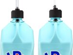 VP Racing Utility Container 5.5 Gallon - 2 Pack with 2 Deluxe Hoses and a Get Bent Hose Bender (Sky, 2 Pack)