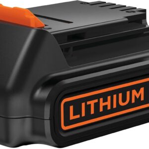 BLACK+DECKER 20V MAX Battery, 1.5Ah Lithium Ion Battery, Extended Runtime, Compatible with Tools, Outdoor Equipment and 20V Vacuums (LBXR20)