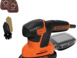 BLACK+DECKER Detail Sander, 1.2 Amp, 16,000 OPM, Compact Design, 3-Position Grip for Comfort, Includes Dust Collector, Corded (BDEMS600)