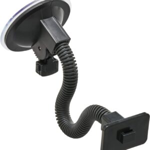 Bully Dog 40400-102 T-Slot Universal Windshield Mount for GT & WatchDog – Adhesive-Free Suction Cup, Flexible Adjustable Neck, Secure Hands-Free Viewing