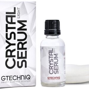 Gtechniq Crystal Serum Light Ceramic Coating for Cars 30ml | Up to 5 Years Protection, High Gloss Shine, Swirl and Chemical Resistance
