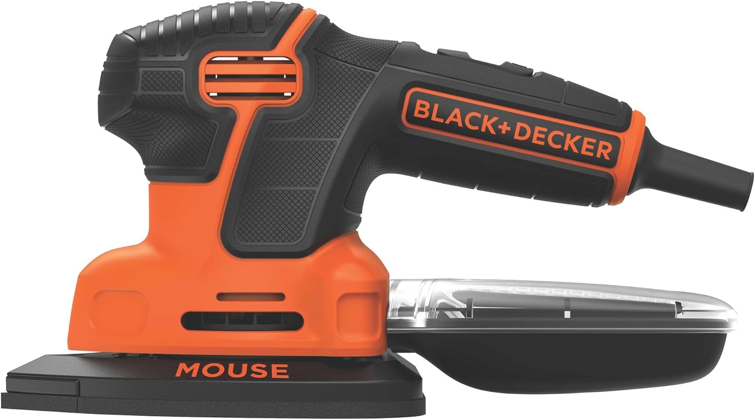 BLACK+DECKER Detail Sander, 1.2 Amp, 16,000 OPM, Compact Design, 3-Position Grip for Comfort, Includes Dust Collector, Corded (BDEMS600) - Image 4