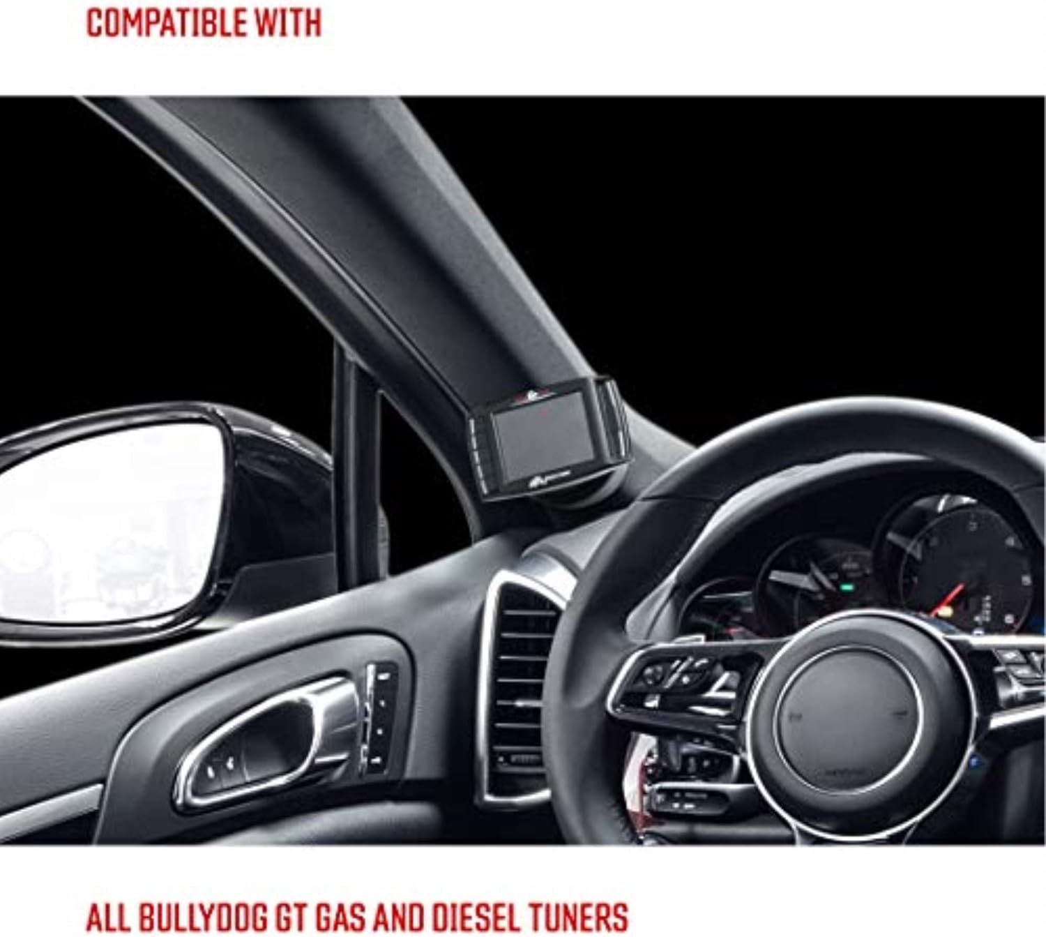 Bully Dog 30420 T-Slot Pod Mount Adapter for GT Platinum Gas & Diesel, 2 1/16in – Fits Custom Gauge Pods and 2-1/16" A-Pillar Mount Systems, Quick T-Slot Install/Release - Image 3