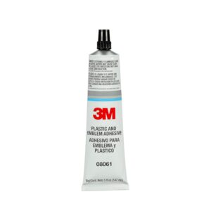 3M Plastic and Emblem Adhesive, 08061, 5 oz Tube