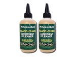 Mechanic In A Bottle Blade & Chain Lubricant & Cleaner - 8 oz Bottle (2 Pack) Breaks Down Sap, Resins and Gums. World's Only Self-Cleaning Lubricant. Twin Pack