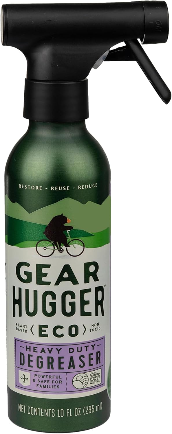 Gear Hugger All-Purpose Degreaser Spray Bottle (10 oz, Pack of 1) – Home & Kitchen Eco Friendly Cleaning Supplies, Powerful Degreaser Spray for Countertops & Household Surfaces, Plant Based, Non-Toxic