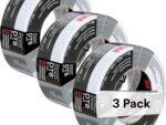 3M Duct Tape DT8, 3 Pack, Industrial Strength, Multi-Use, Silver color tape, 1.88" x 60 yd, Tear by Hand, Professional Grade Adhesive, Perfect for HVAC, Bundling, Moisture Proofing, and Reinforcing