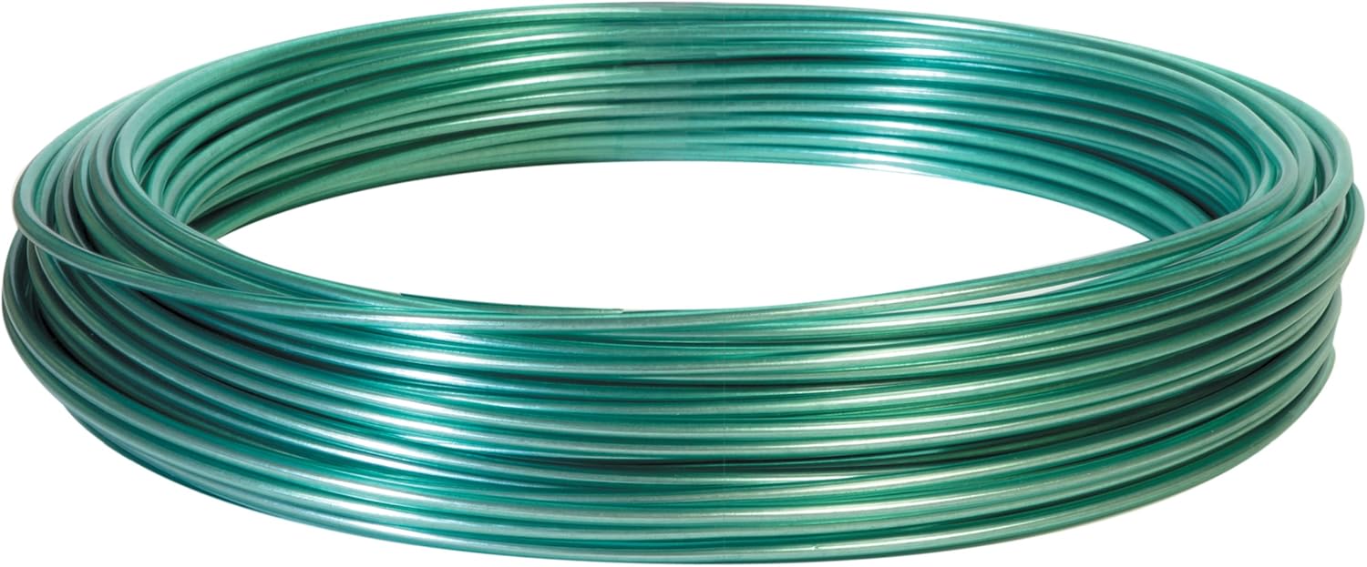 Hillman Green Vinyl Jacketed Multi-Purpose Cable Wire, 100', Safe Work Load for 100 Pounds | 41585