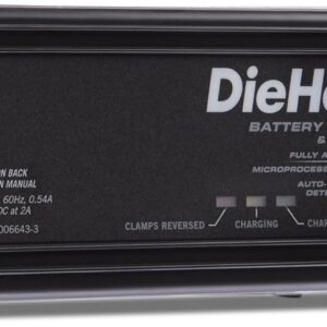 DieHard 71219 6/12V Shelf Smart Battery Charger and 2A Maintainer