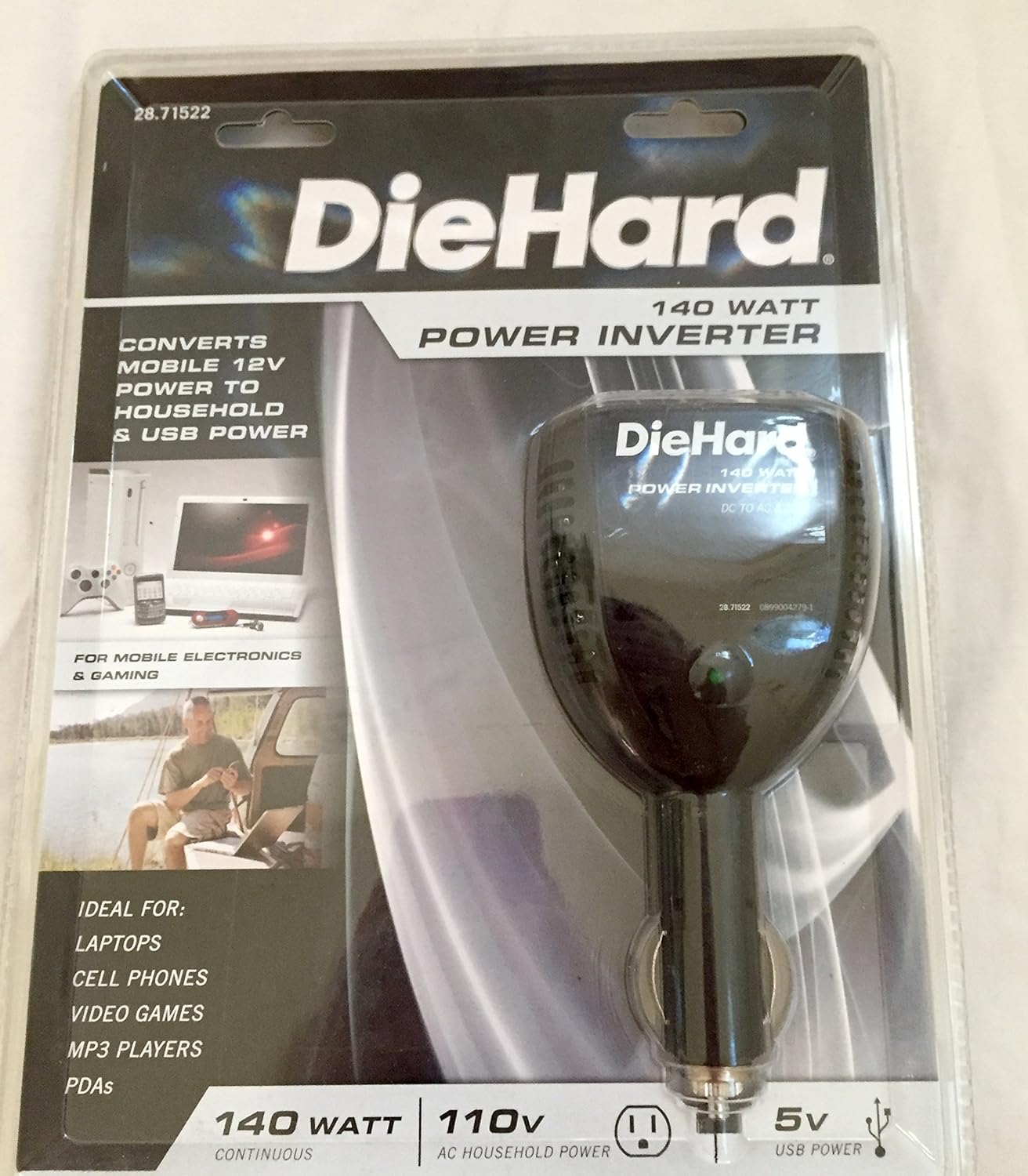 DieHard 71522 140W Power Inverter - Image 3