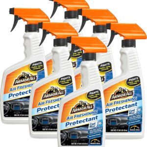 Armor All Car Air Freshener and Cleaner - Odor Eliminator and Protectant for Cars & Truck, Cool Mist, 16 Fl Oz Spray Bottles, Pack of 6, 78511-6PK