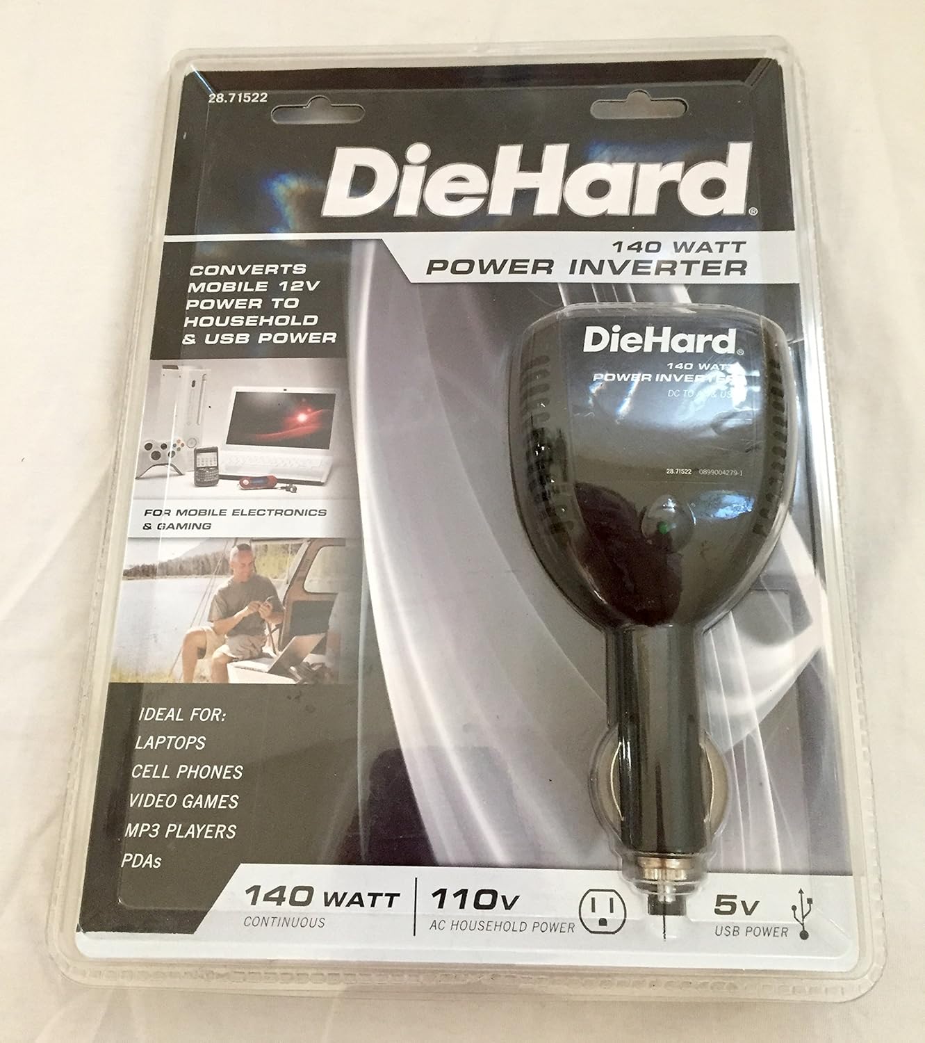 DieHard 71522 140W Power Inverter