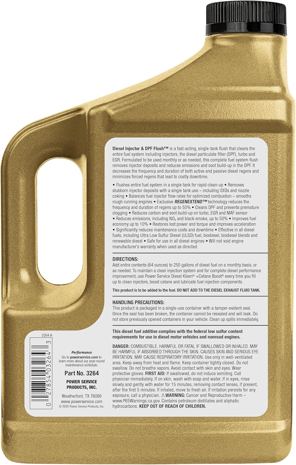 Power Service Diesel Injector & DPF Flush - 64 Ounce - Image 3