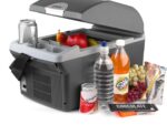 Wagan EL6214 Personal Thermoelectric Cooler/Warmer, 14 Liter Capacity, Portable Electric Car Cooler with 12/24V DC, 12V Small Fridge for Car, RV, and Camping Use, UL Listed