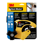 3M Hand Masker M3000 Tape Dispenser, Film & Tape, Applies Painter's Tape to Masking Film or Paper in One Continuous Application, Compact & Lightweight Design, Saves Time When Preparing For Painting