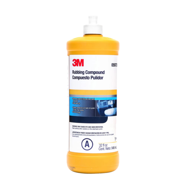 3M Rubbing Compound, 05973, Liquid Formula,1 qt (32 fl oz/946 mL)