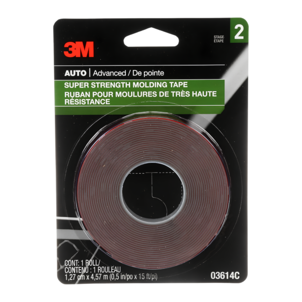 3M Super-Strength Molding Tape 1/2 in x 15 ft