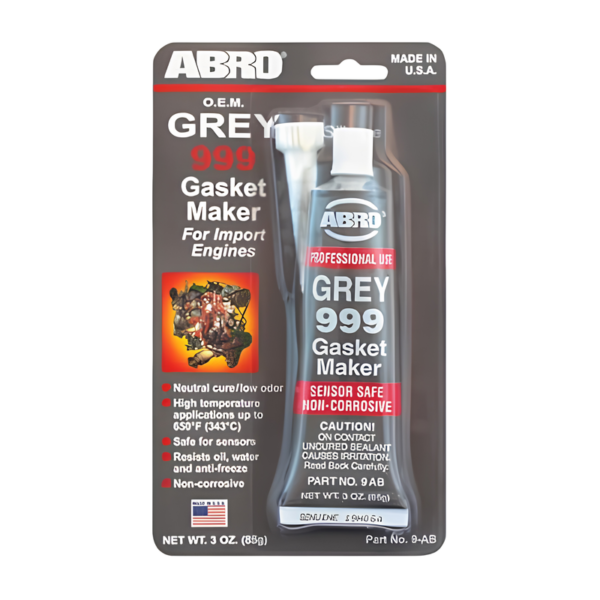 ABRO 999 RTV Silicone Sealant and Gasket Maker - 650 Degrees