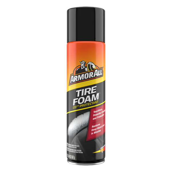 Armor All Tire Foam, Tire Cleaner Spray for Cars, Trucks, Motorcycles, 20 Oz Each, 1.25 Pound (Pack of 1)