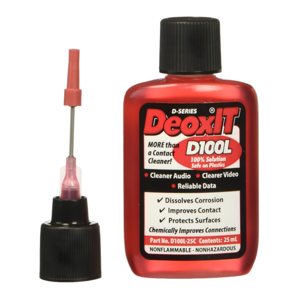CAIG Laboratories DeoxIT D100L-25C Precision Needle Applicator, More Than A Contact Cleaner, 25 mL, Pack of 1